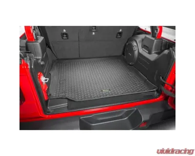Quadratec Tru-Fit® Rear Cargo Liner for Cloth Seats With Subwoofer Jeep Wrangler 2018-2021 - 14259 1105